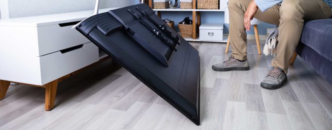 Unmounted tv