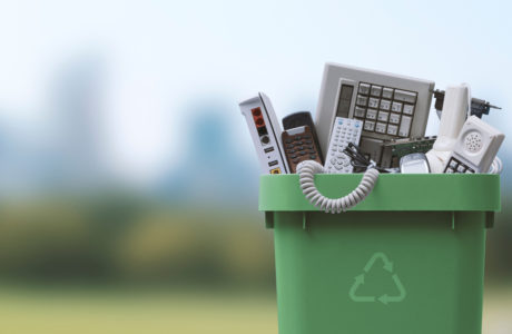 Electronics Recycling Bin