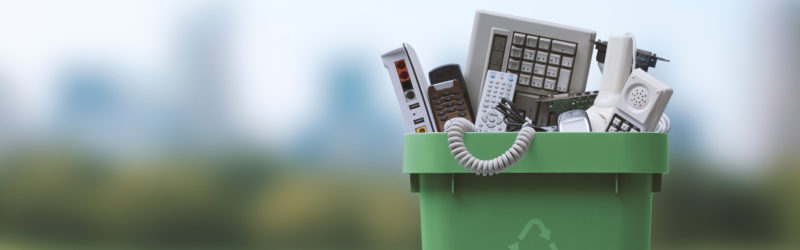 Electronics Recycling Bin